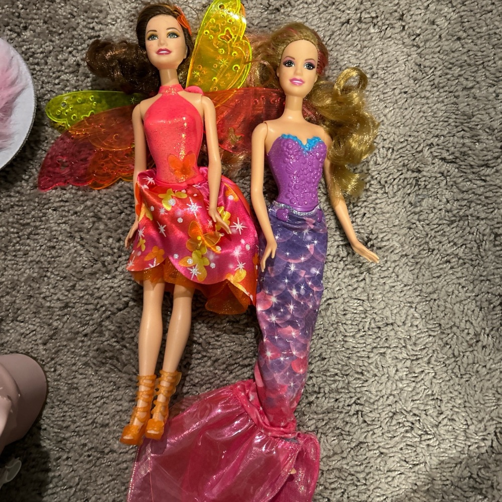 Original 2013 Barbie and the secret door doll bundle